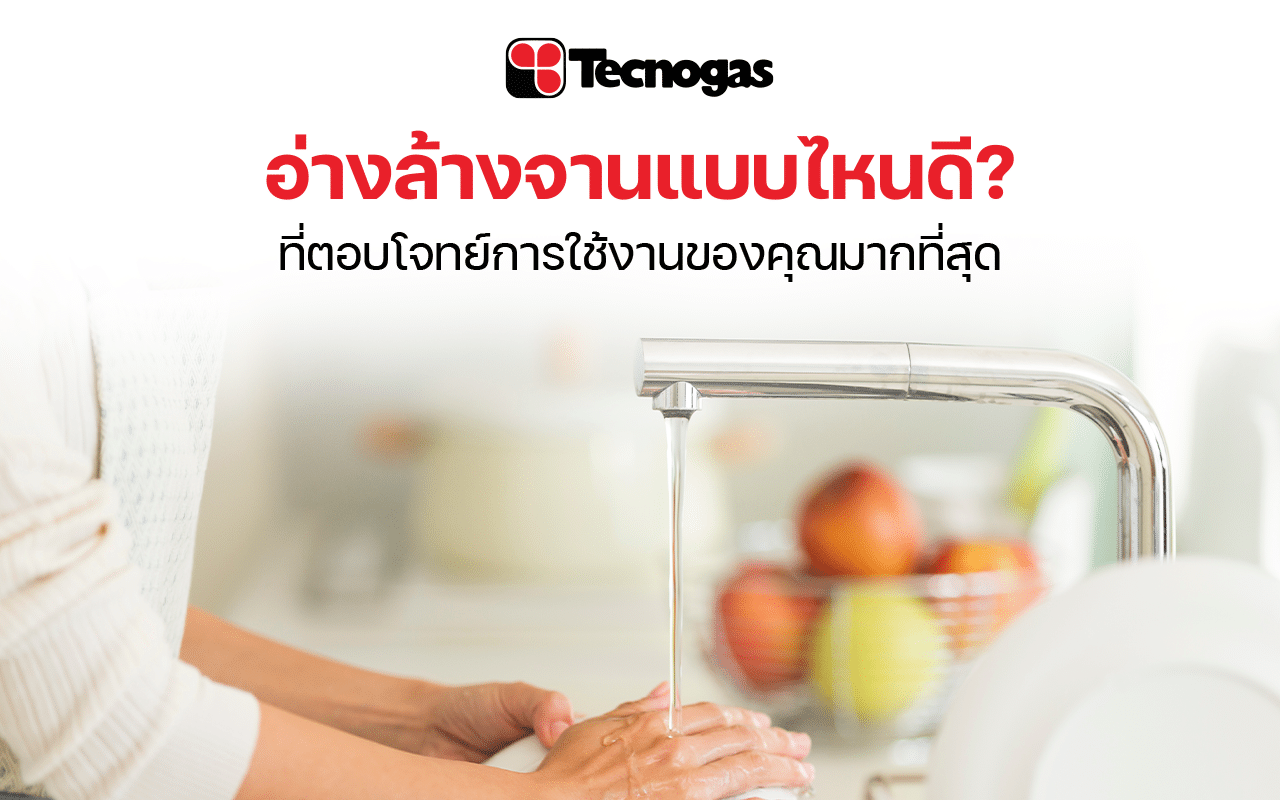 เลือกอ่างล้างจานแบบไหนดี